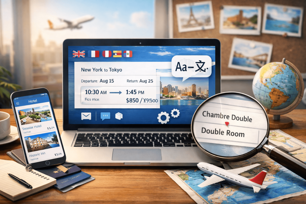 Using Translation for Travel Plans