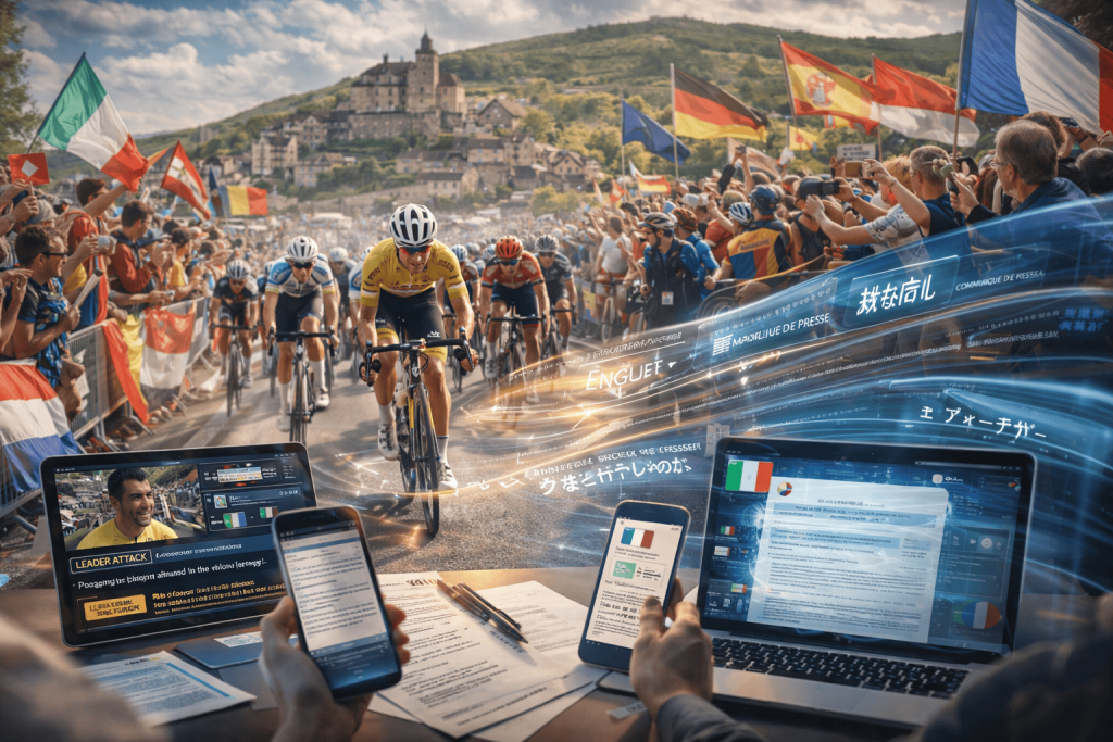 Cyclists and tech at Tour de France