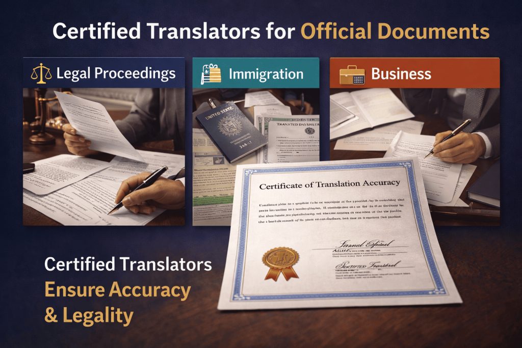 Importance of Certified Translators for Official Documents