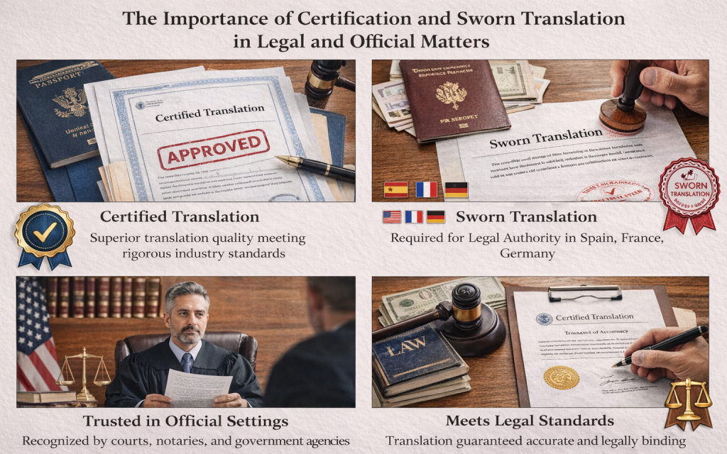 The importance of certified translations