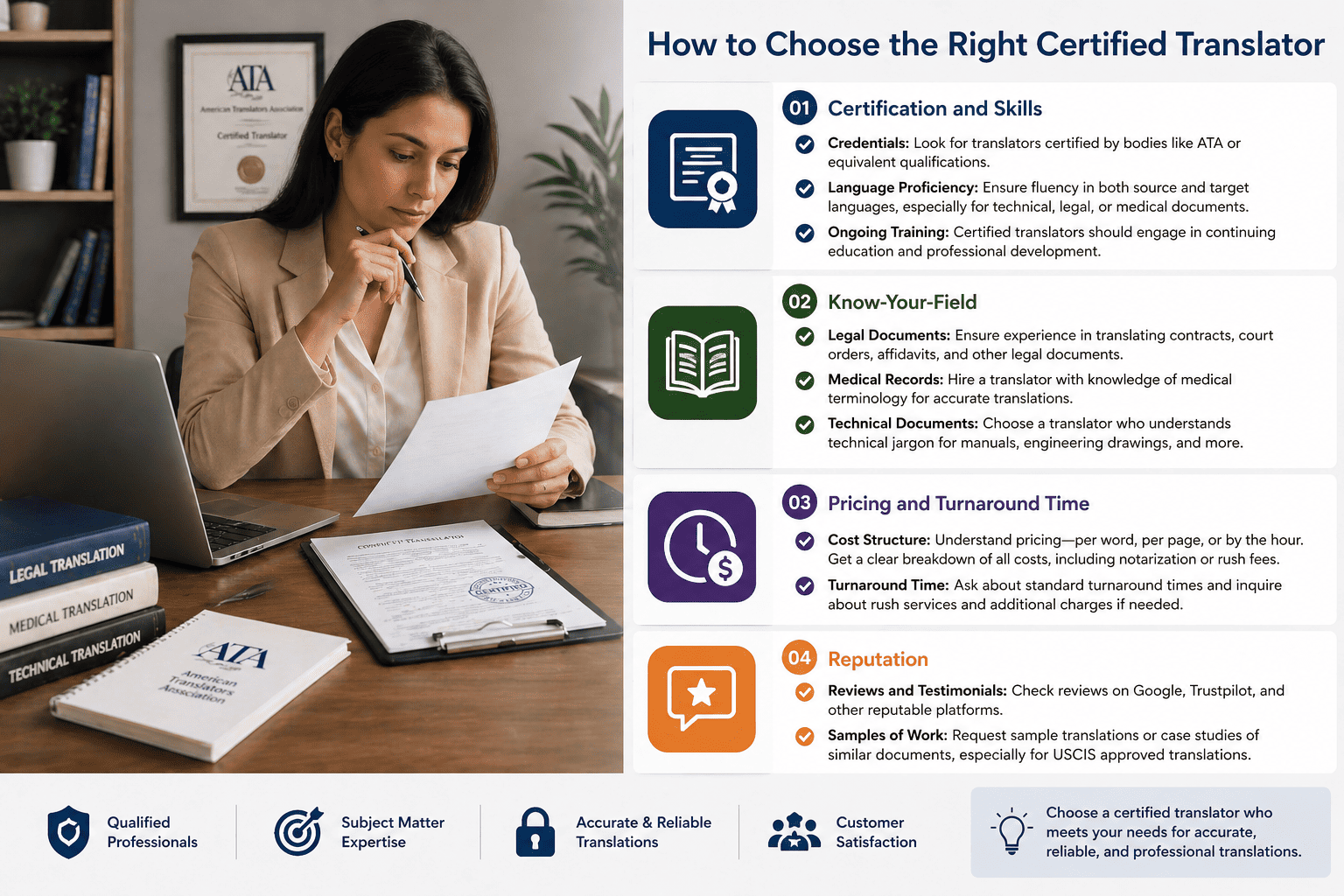 How to choose a certified translator