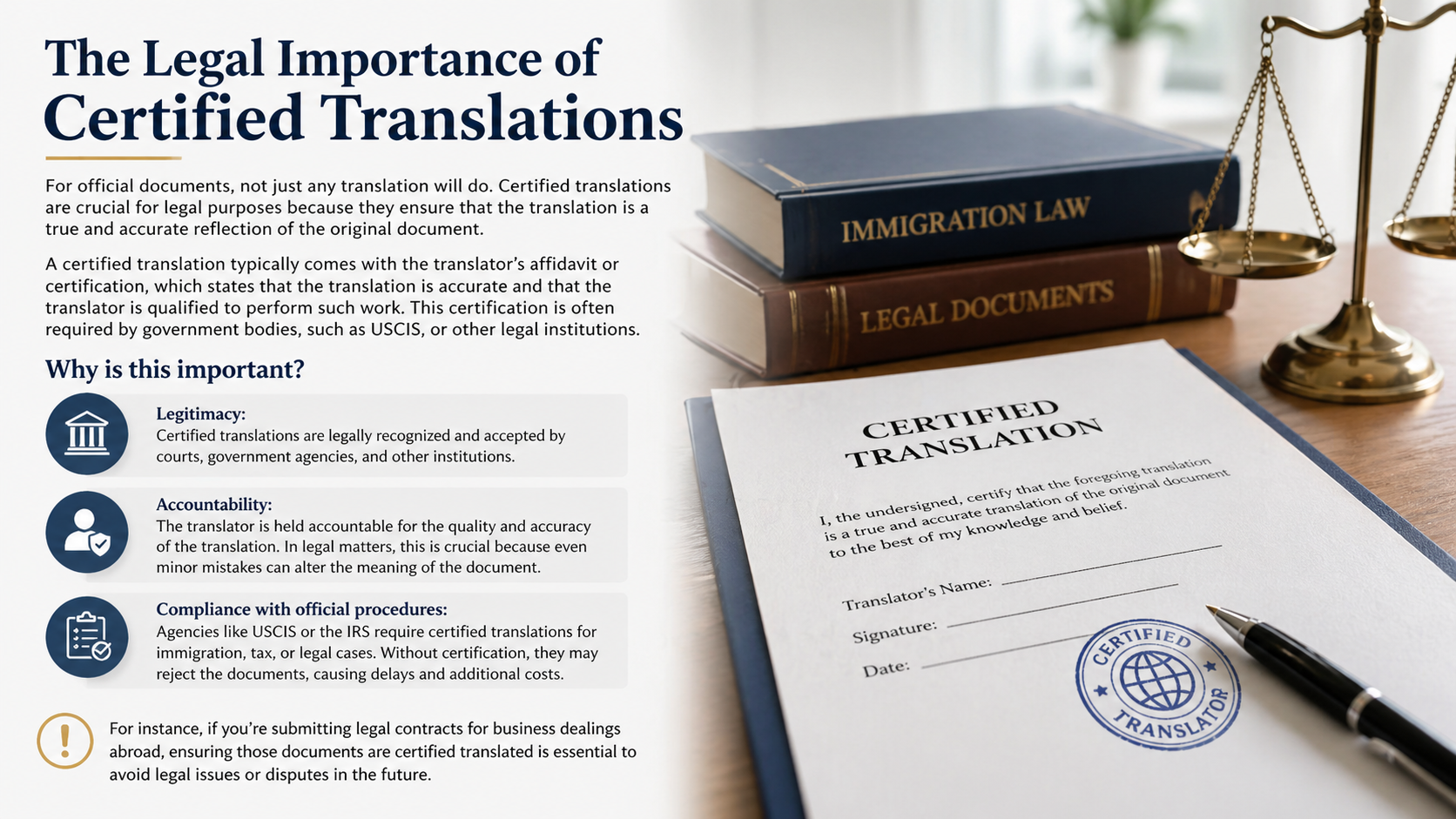 Why Certified Translation Is Essential for Legal Documents