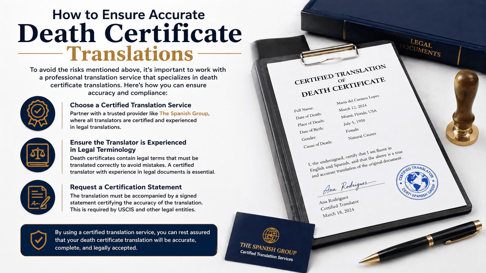 Mistakes to Avoid While Translating a Death Certificate