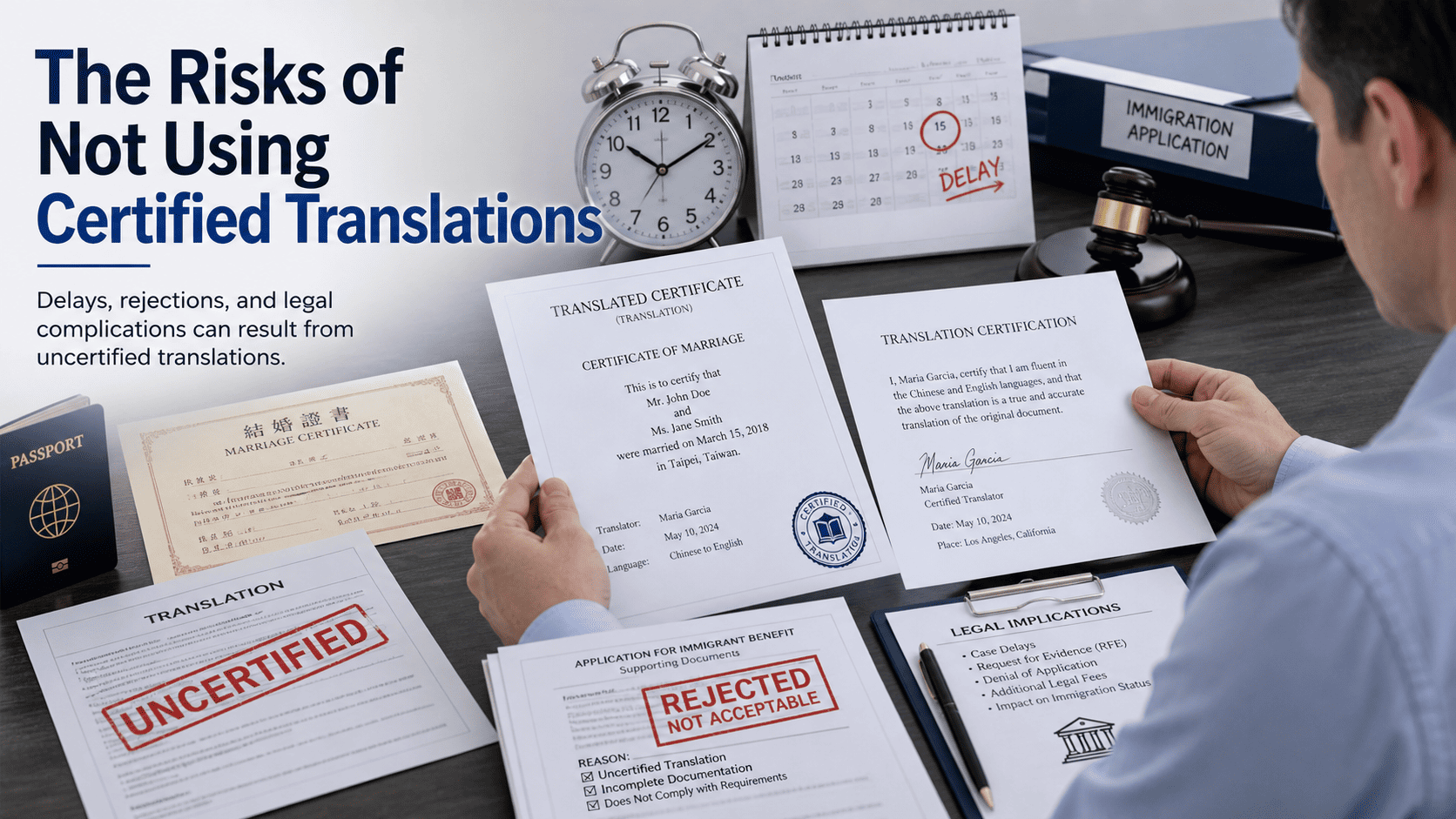Risks of Not Using Certified Translations