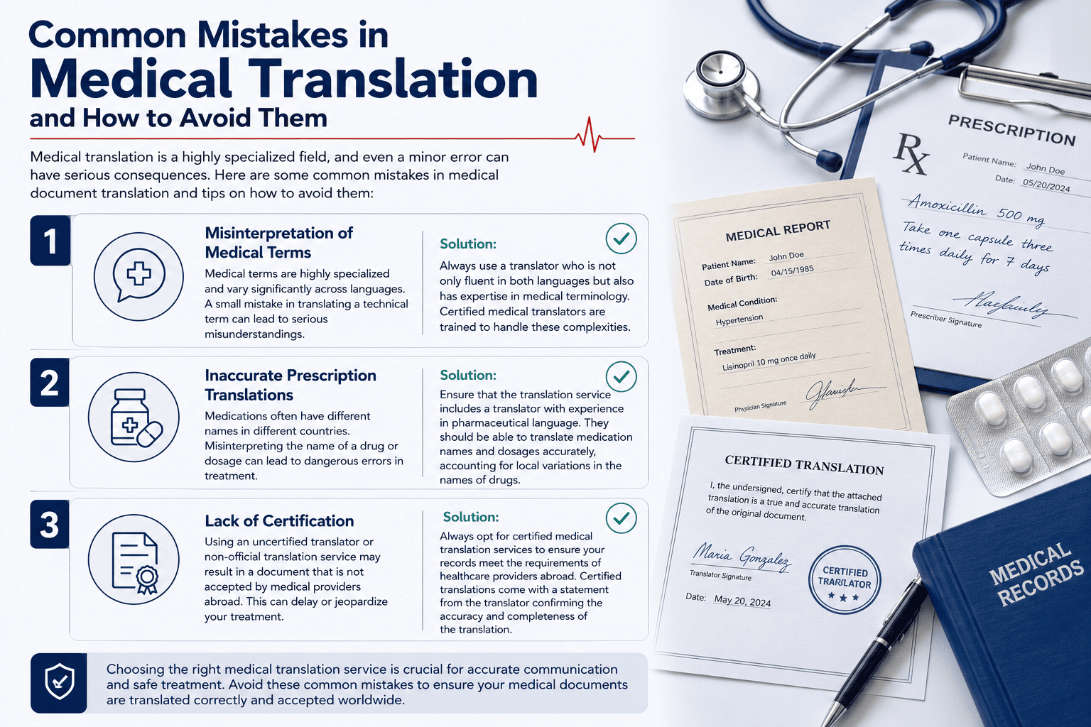 Common mistakes in medical translation