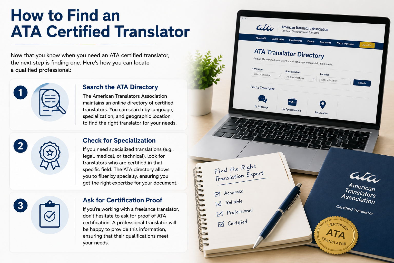How to Find an ATA Certified Translator
