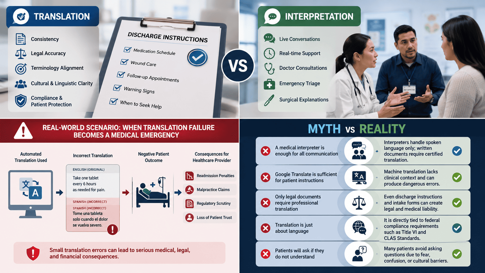 Myth vs Reality in Healthcare Translation